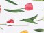 Bavlněná látka/plátno Sandra SA-506 Tulipány na bílém - šířka 220 cm - detail 3 - Biante.cz