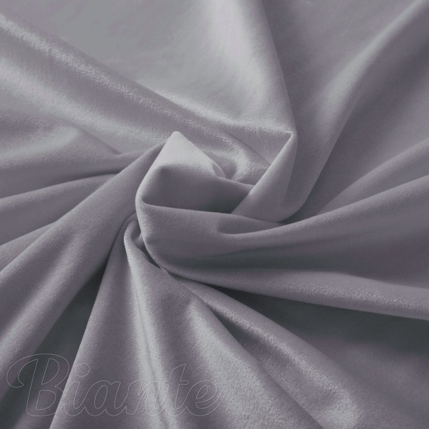 Sametová látka Velvet Premium SVP-013 Šedá - šířka 145 cm a 280 cm - detail 1 - Biante.cz