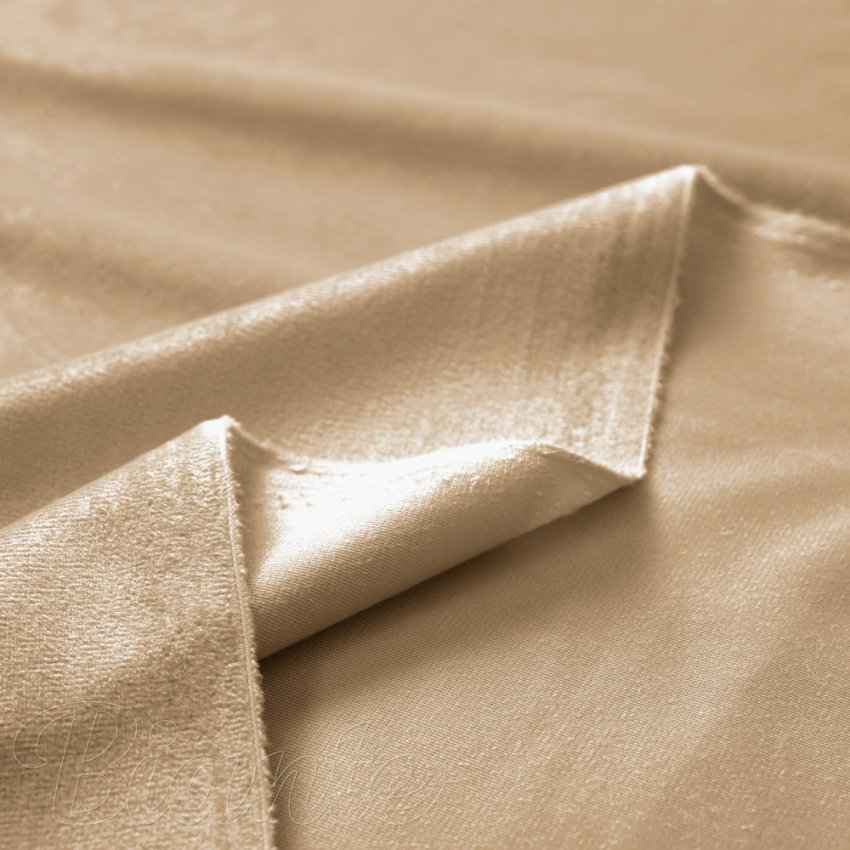 Sametová látka Velvet Premium SVP-006 Pískově béžová - šířka 280 cm - detail 5 - Biante.cz