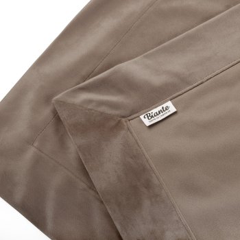 Zamatový prehoz/behúň na posteľ Velvet Prémium SVP-005 Svetlo hnedý - detail 1 - Biante.sk