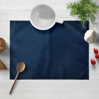 Sametové prostírání na stůl Velvet Premium SVP-029 Námořnická modrá - Biante.cz