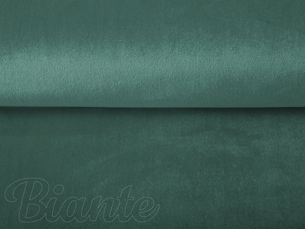Dekorační látka Samet Velvet SV-036 Ledově zelená 2 - šířka 145 cm - detail 2 - Biante.cz