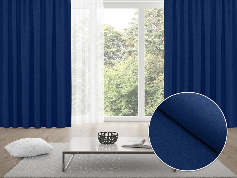 Zatemňovací závěs Blackout na míru BKS-411 Námořnická modrá - Biante.cz
