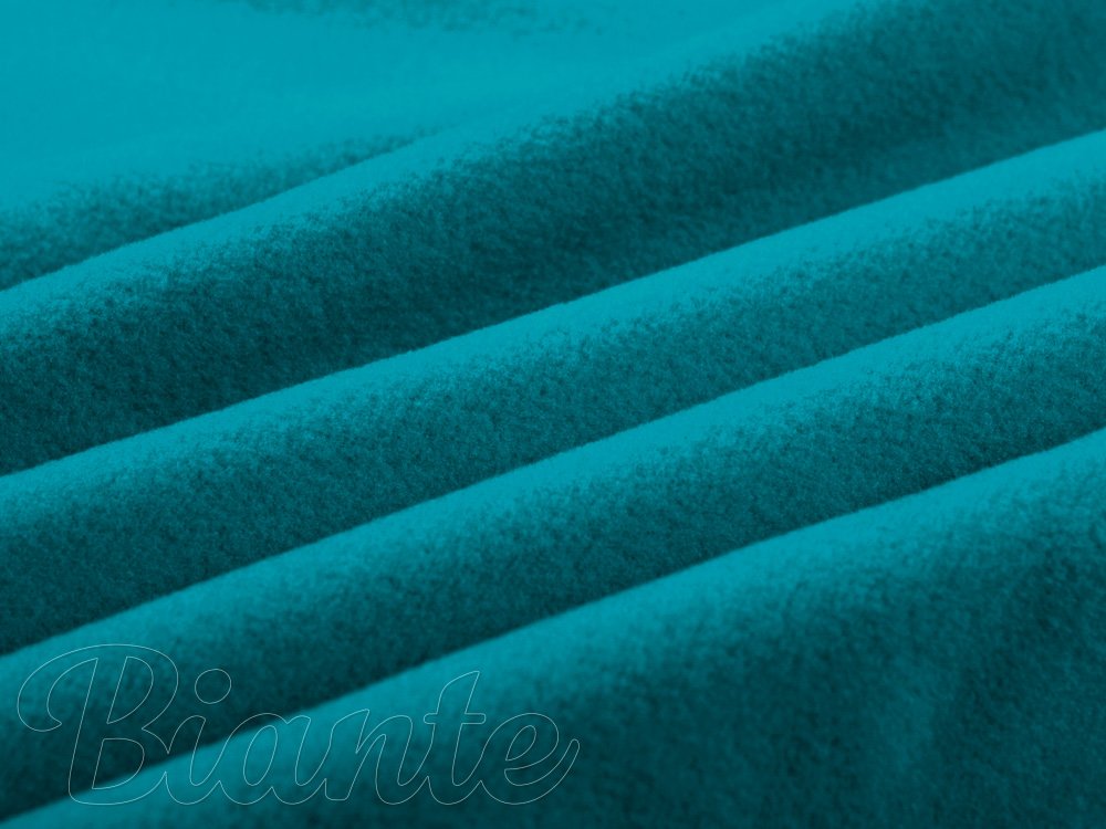 Polar fleece antipilling PF-008 Světle petrolejový – metráž š. 150 cm - detail 5 - Biante.cz Polar fleece antipilling PF-008 Světle petrolejový – metráž š. 150 cm - detail 5 - Biante.cz