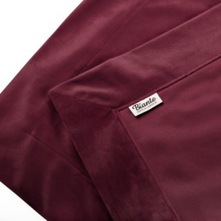 Sametový přehoz/běhoun na postel Velvet Premium SVP-010 Tmavě vínový - detail 1 - Biante.cz