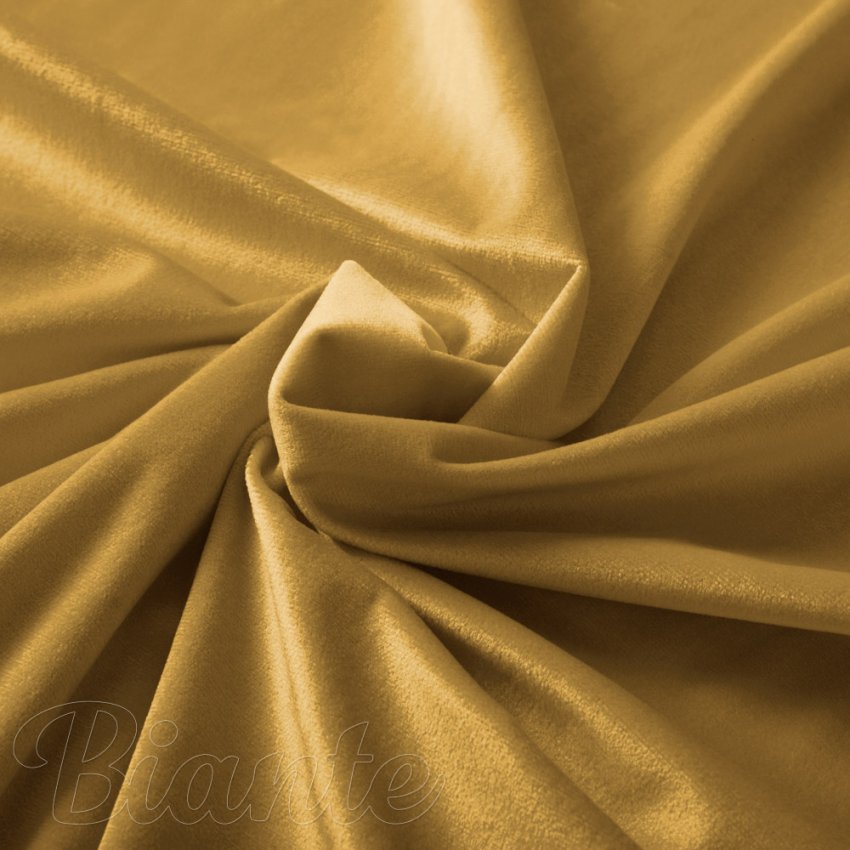 Sametová látka Velvet Premium SVP-009 Hořčicová - šířka 145 cm a 280 cm - detail 1 - Biante.cz