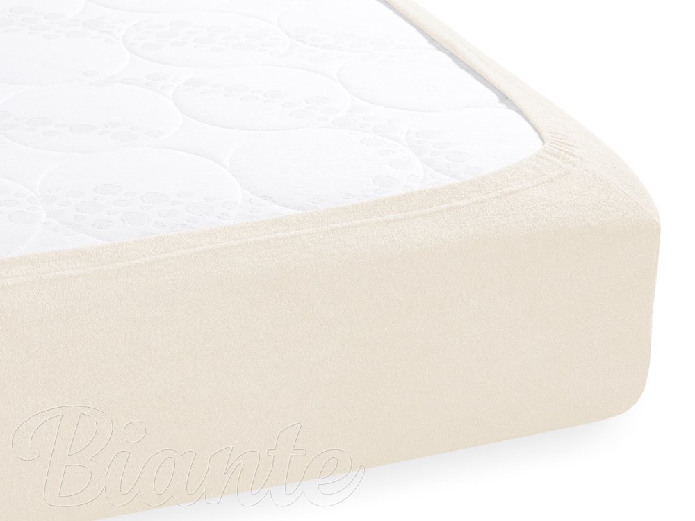 Froté napínací prostěradlo FR-002 Smetanové - detail 1 - Biante.cz