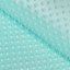 Dětská látka Minky TOP 3D puntíky MKP-055 Světle mintová - šířka 170 cm - Biante.cz