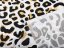 Bavlněná látka/plátno Sandra SA-409 Leopardí vzor na bílém - šířka 160 cm - detail 4 - Biante.cz