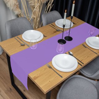 Dekorační běhoun na stůl Rongo RG-038 Světle fialový - detail 1 - Biante.cz Dekorační běhoun na stůl Rongo RG-038 Světle fialový - detail 1 - Biante.cz