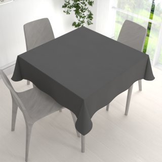 Dekorační čtvercový ubrus BKU-119 Antracitově šedý - detail 1 - Biante.cz