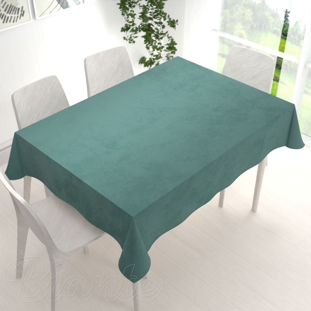 Zamatový obdĺžnikový obrus Velvet Premium SVP-022 Ľadovo zelený - detail 1 - Biante.sk