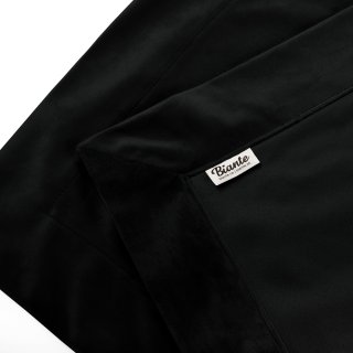 Zamatový prehoz/behúň na posteľ Velvet Prémium SVP-041 Čierny - detail 1 - Biante.sk