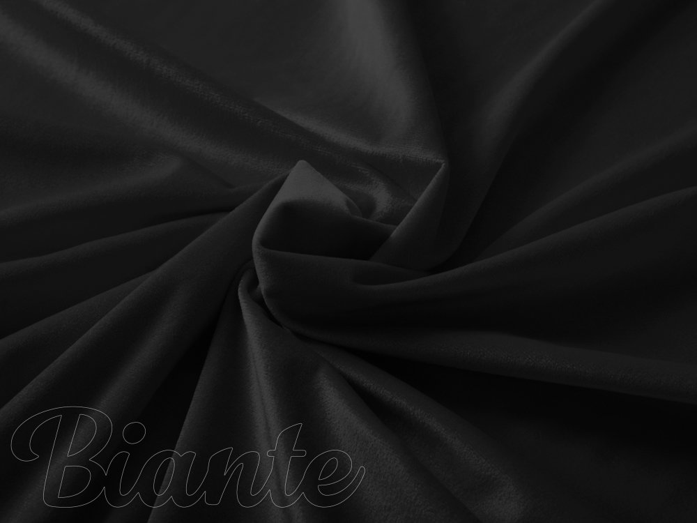 Sametová látka Velvet Premium SVP-023 Černá - šířka 145 cm - detail 1 - Biante.cz Sametová látka Velvet Premium SVP-023 Černá - šířka 145 cm - detail 1 - Biante.cz