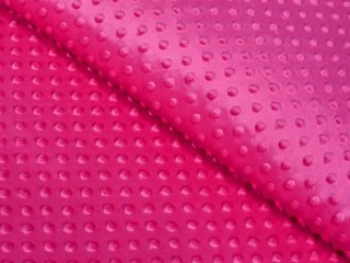 Detská látka Minky 3D bodky MKP-018 Purpurová - šírka 150 cm - Biante.sk Detská látka Minky 3D bodky MKP-018 Purpurová - šírka 150 cm - Biante.sk