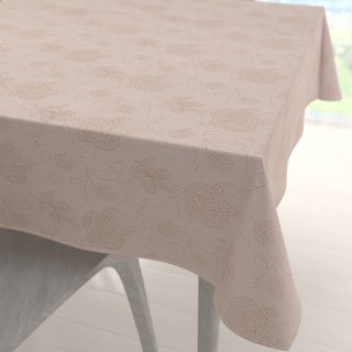 Teflonový čtvercový ubrus TF-129 Hnědé květované ornamenty na šedobéžovém - Biante.cz Teflonový čtvercový ubrus TF-129 Hnědé květované ornamenty na šedobéžovém - Biante.cz