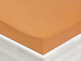 Jersey napínacie prestieradlo JR-022 Okrové - Biante.sk Jersey napínacie prestieradlo JR-022 Okrové - Biante.sk