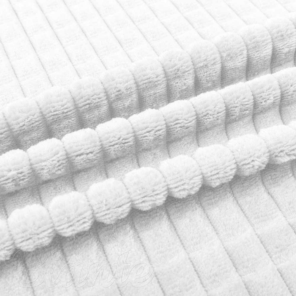 Látka Minky kostky MKK-007 Bílá - šířka 165 cm - detail 2 - Biante.cz