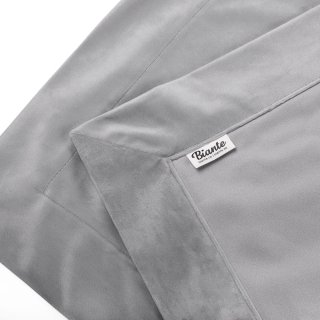 Sametový přehoz/běhoun na postel Velvet Premium SVP-039 Šedý - detail 1 - Biante.cz Sametový přehoz/běhoun na postel Velvet Premium SVP-039 Šedý - detail 1 - Biante.cz