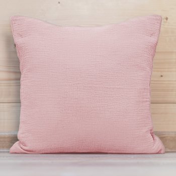 Mušelínový povlak na polštář MSN-041 Starorůžový - Biante.cz