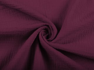 Mušelín dvojitá gázovina MSN-044 Burgundská vínová - metráž šířka 160 cm - Biante.cz Mušelín dvojitá gázovina MSN-044 Burgundská vínová - metráž šířka 160 cm - Biante.cz