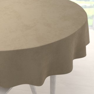 Zamatový okrúhly obrus Velvet Premium SVP-026 Kávovo béžový - Biante.sk Zamatový okrúhly obrus Velvet Premium SVP-026 Kávovo béžový - Biante.sk