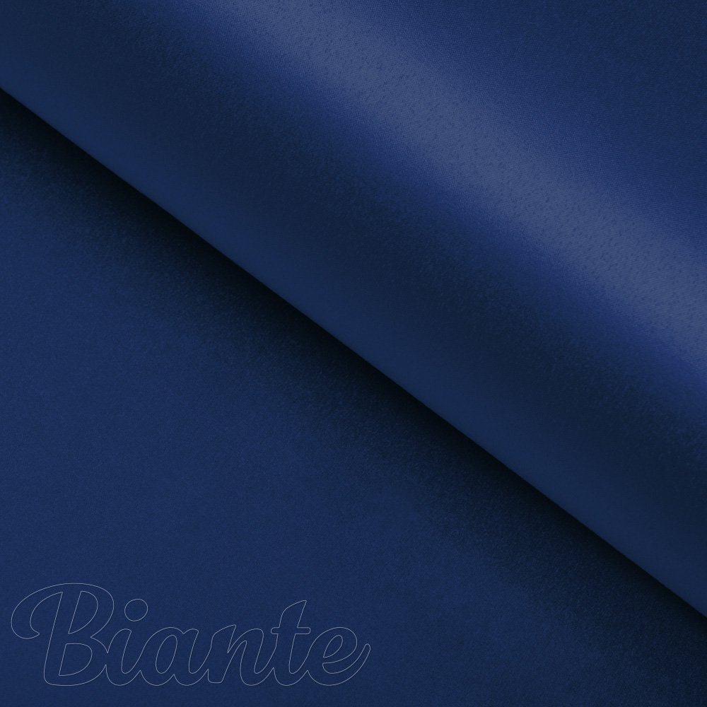 Látka polyesterový satén LUX-047 Námořnická modrá - šířka 150 cm - detail 2 - Biante.cz