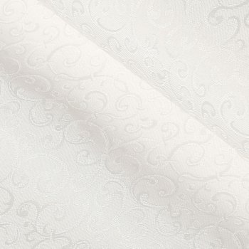 Teflonová látka na ubrusy TF-010 Ornamenty - smetanová - šířka 160 cm - Biante.cz