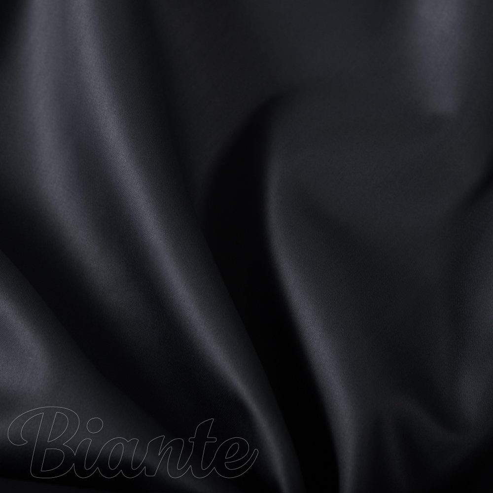 Látka bavlněný satén ST-006 Černá - šířka 280 cm - detail 1 - Biante.cz