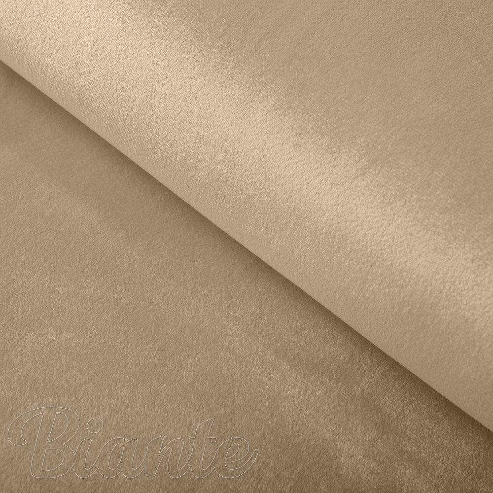 Sametová látka Velvet Premium SVP-045 Kávově béžová - šířka 300 cm - Biante.cz