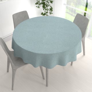 Dekorační kulatý ubrus BKW-212 Mátově zelený žíhaný - detail 1 - Biante.cz