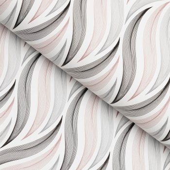 PVC obrus Sivo-čierno-vínové designové vlnky na bielom PV-199 - metráž š. 140 cm - Biante.sk PVC obrus Sivo-čierno-vínové designové vlnky na bielom PV-199 - metráž š. 140 cm - Biante.sk