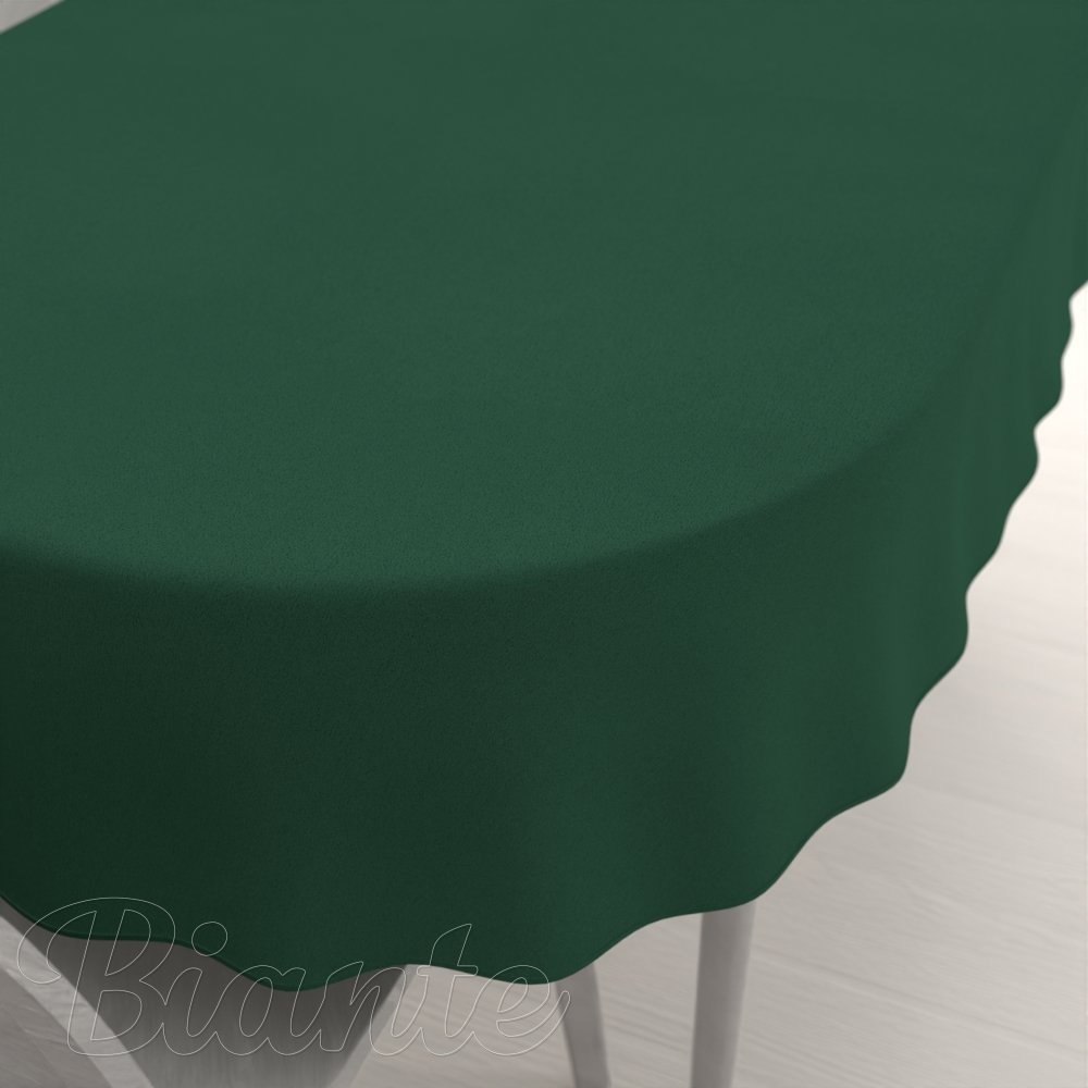 Velký dekorační oválný ubrus BKS-412 Zelený - Biante.cz