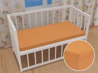 Dětské jersey napínací prostěradlo do postýlky JR-022 Okrové - Biante.cz Dětské jersey napínací prostěradlo do postýlky JR-022 Okrové - Biante.cz