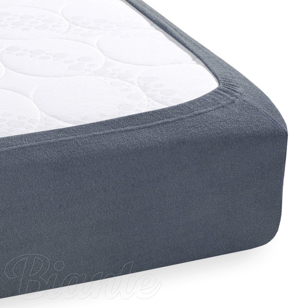 Froté napínací prostěradlo FR-029 Antracitově šedé - detail 1 - Biante.cz