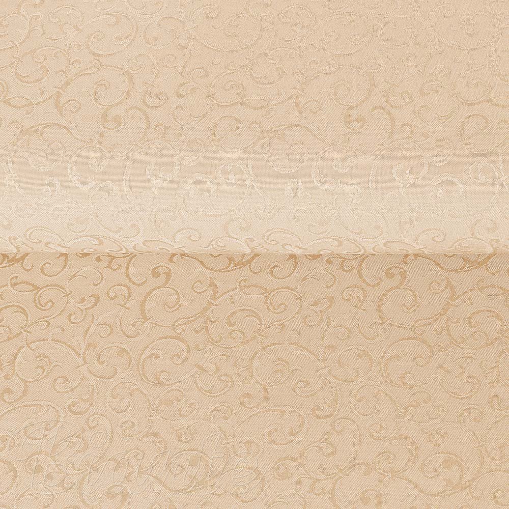 Teflonová látka na ubrusy TF-092 Ornamenty - béžová light - šířka 160 cm - detail 4 - Biante.cz