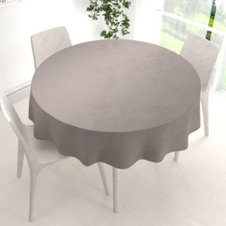 Sametový kulatý ubrus Velvet Premium SVP-015 Latte - detail 1 - Biante.cz
