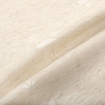Teflonová látka na ubrusy TF-076 Květinový ornament na režném - šířka 160 cm - detail 2 - Biante.cz