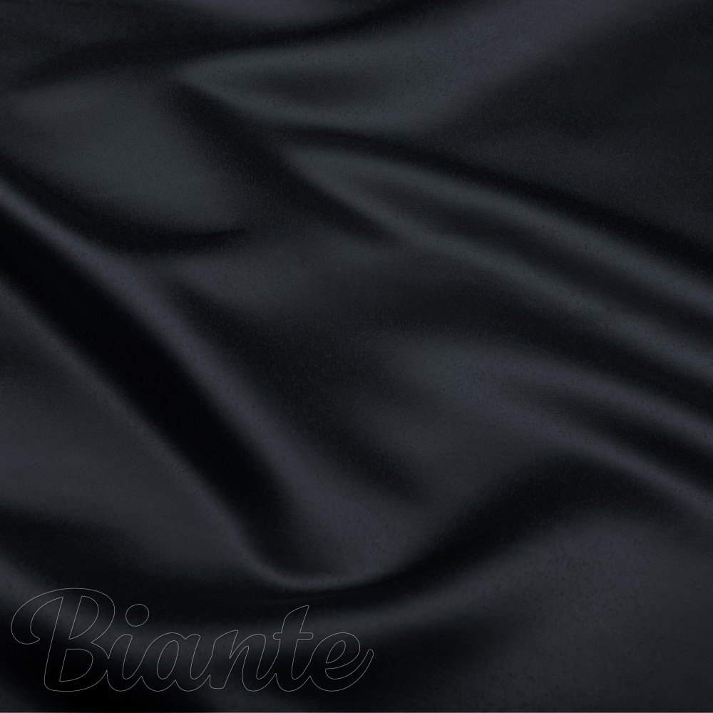 Látka polyesterový satén LUX-026 Černá - šířka 150 cm - detail 5 - Biante.cz