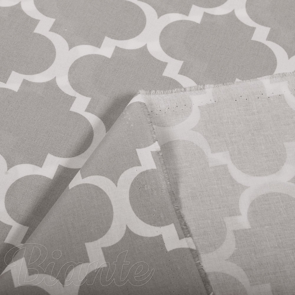 Bavlněná látka/plátno Sandra SA-188 Šedé Maroko - šířka 160 cm - detail 3 - Biante.cz