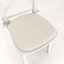 Oblý podsedák BKW-207 Pískový žíhaný - 39x37x3 cm - Biante.cz