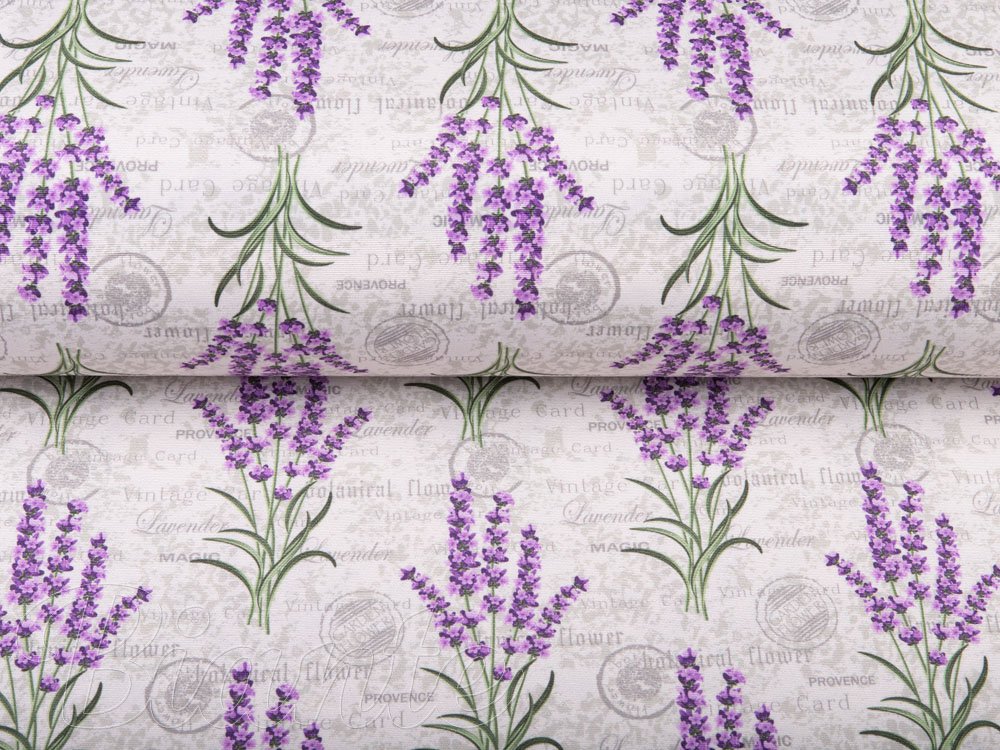 Dekorační látka PM-033 Provence levandule - šířka 150 cm - detail 2 - Biante.cz Dekorační látka PM-033 Provence levandule - šířka 150 cm - detail 2 - Biante.cz