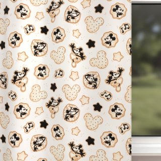 Dětský bavlněný závěs na míru Sandra SA-642 Veselý myšák Miky - detail 1 - Biante.cz