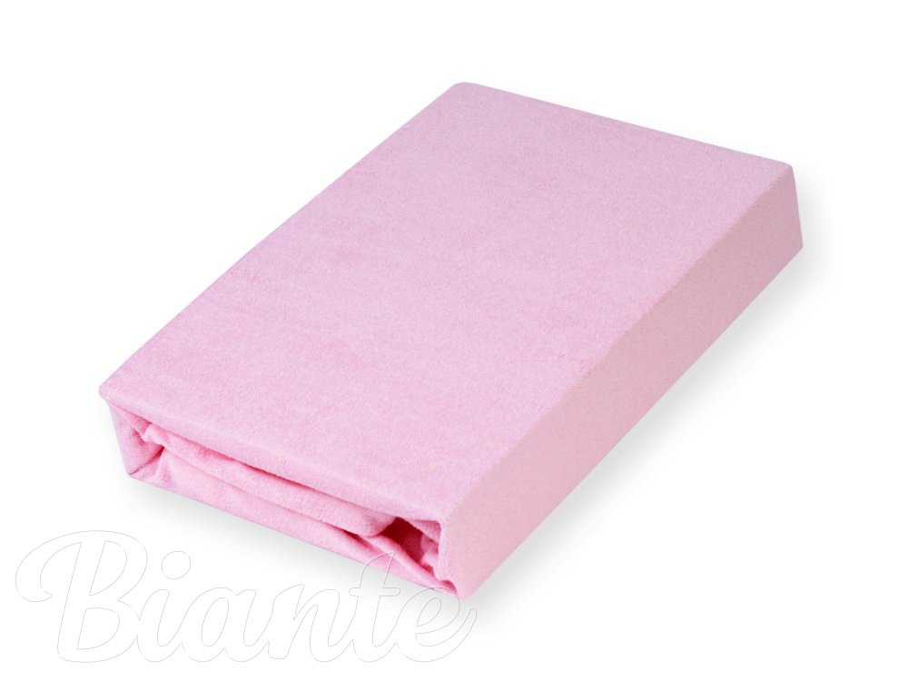 Froté napínací prostěradlo na extra vysokou matraci FR-008 Růžová lila - detail 2 - Biante.cz