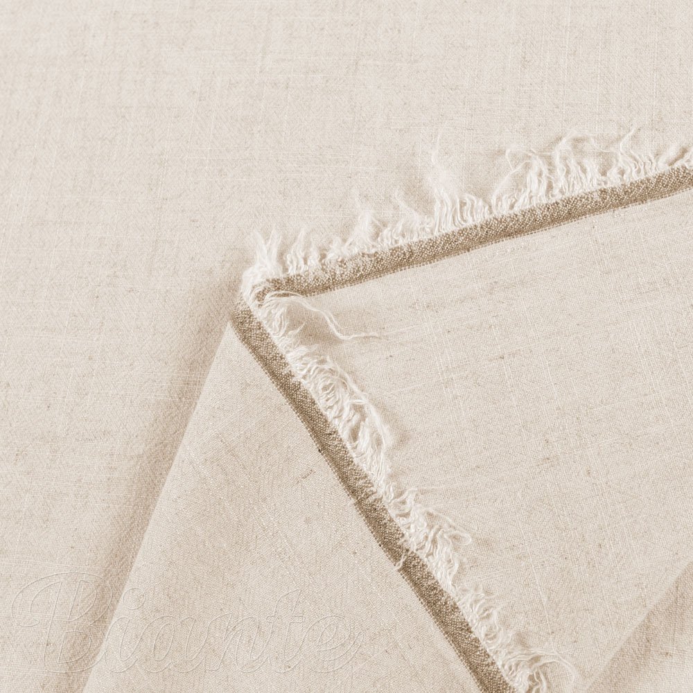 Lněná látka LEN-012 Přírodní režná - metráž šířka 140 cm - detail 5 - Biante.cz