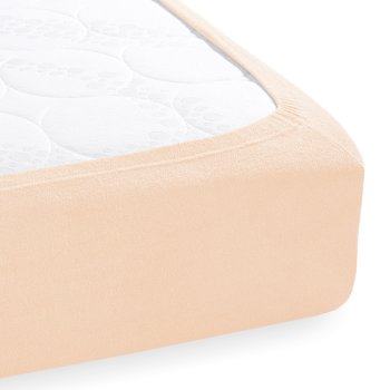 Froté napínací prostěradlo na vysokou matraci FR-021 Pudrové - detail 1 - Biante.cz Froté napínací prostěradlo na vysokou matraci FR-021 Pudrové - detail 1 - Biante.cz