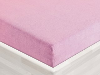 Froté napínací prostěradlo FR-008 Růžová lila - Biante.cz Froté napínací prostěradlo FR-008 Růžová lila - Biante.cz
