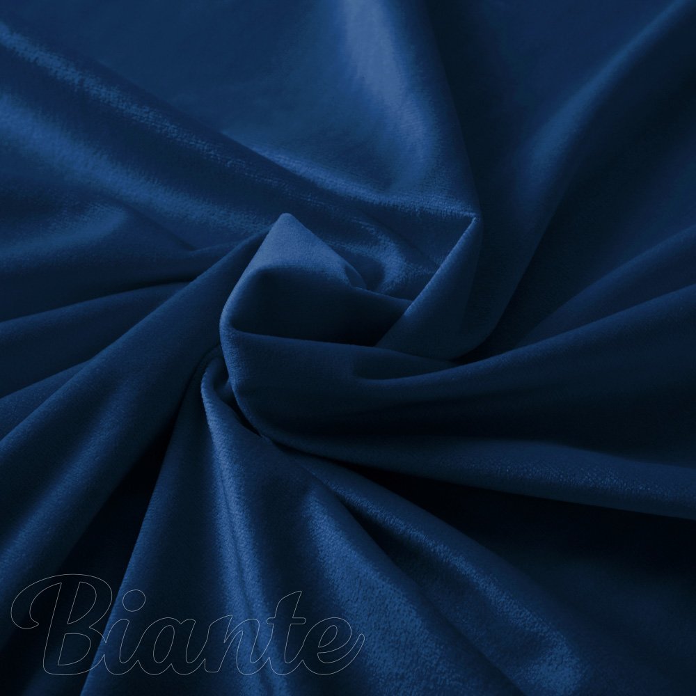 Zamatová látka Velvet Prémium SVP-036 Námornícka modrá - šírka 145 cm - detail 1 - Biante.sk