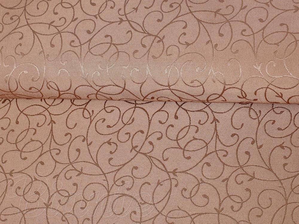Luxusní dekorační látka PM-014 Ornamenty - světle hnědá - šířka 300 cm - detail 4 - Biante.cz Luxusní dekorační látka PM-014 Ornamenty - světle hnědá - šířka 300 cm - detail 4 - Biante.cz