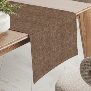 Dekorační běhoun na stůl PML-120 Hnědá režná - Biante.cz Dekorační běhoun na stůl PML-120 Hnědá režná - Biante.cz